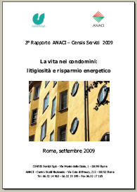 3° RAPPORTO CENSIS ANACI