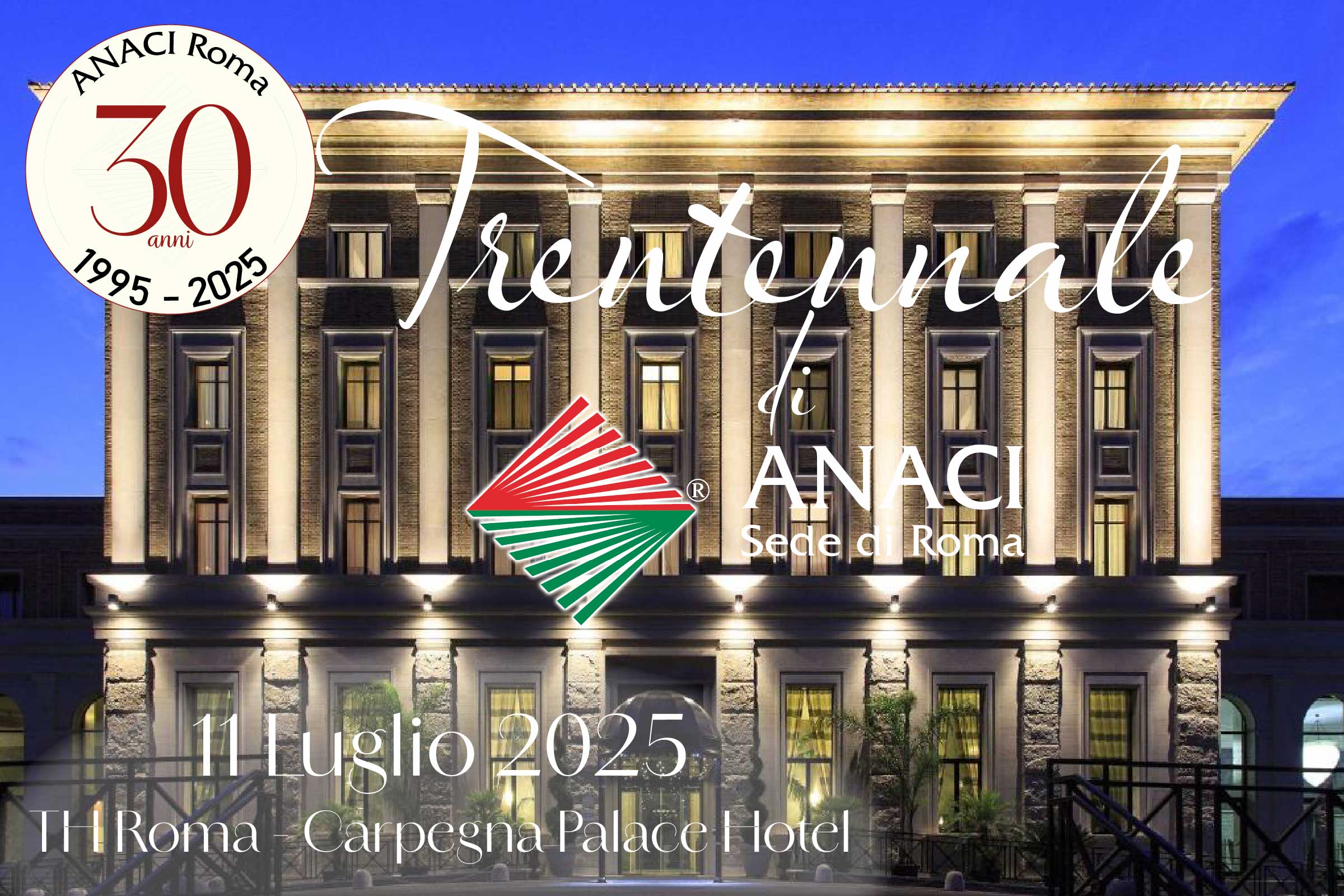 Evento per il 30ennale di ANACI Roma