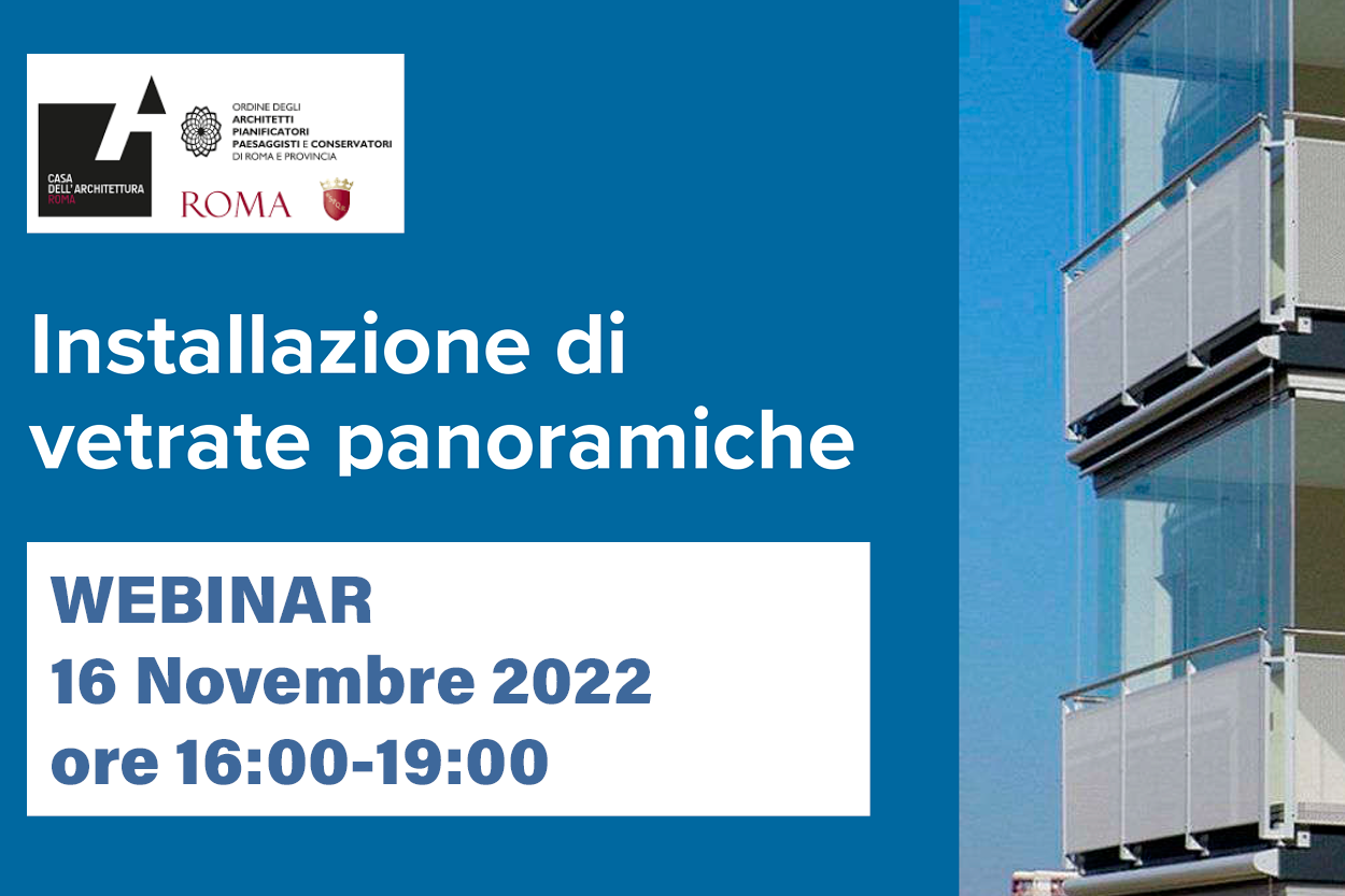 Webinar Ordine Architetti Roma