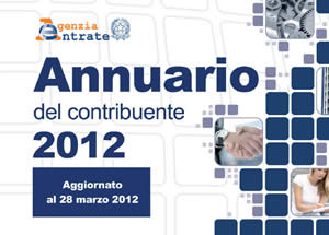 annuario contribuente 2012