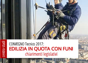 edilizia in quota con funi