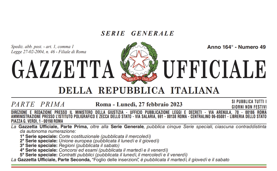 Legge 14 del 24 febbraio 2023