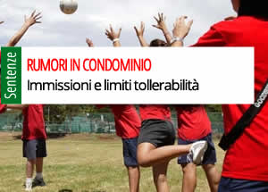 immissioni e limiti tollerabilità