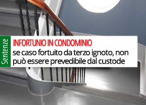 infortunio in condominio