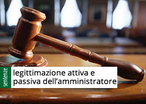 legittimazione dell'amministratore