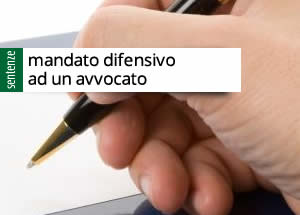 mandato difensivo ad un avvocato