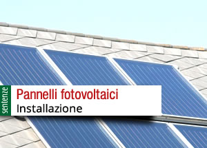 pannelli fotovoltaici